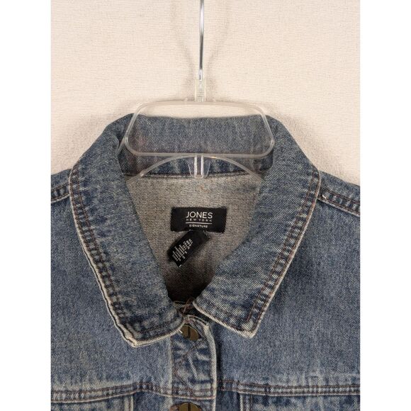 Jones New York Signature Denim Jacket Women's Size Large - Picture 5 of 10